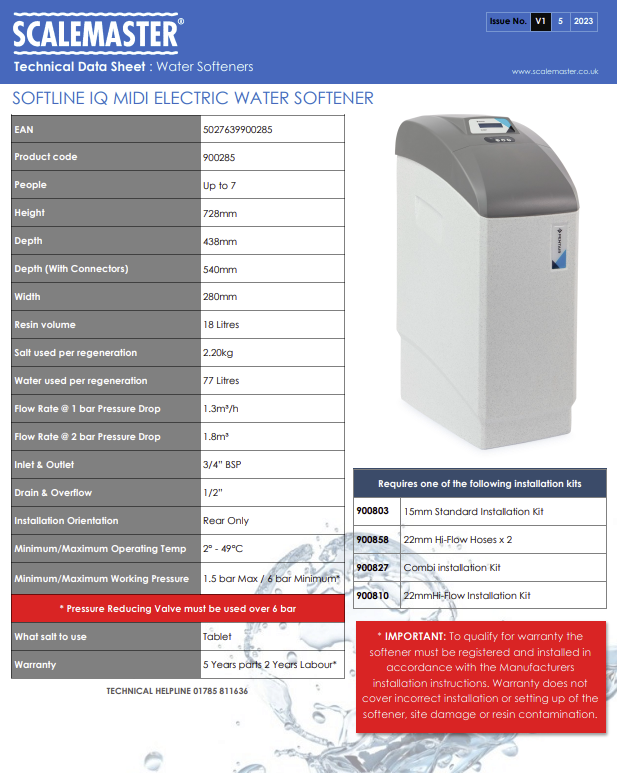 Softline IQ Midi  12 Litre - H20 Industries