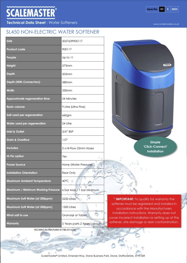 Softline SL-450 Single Tank - H20 Industries