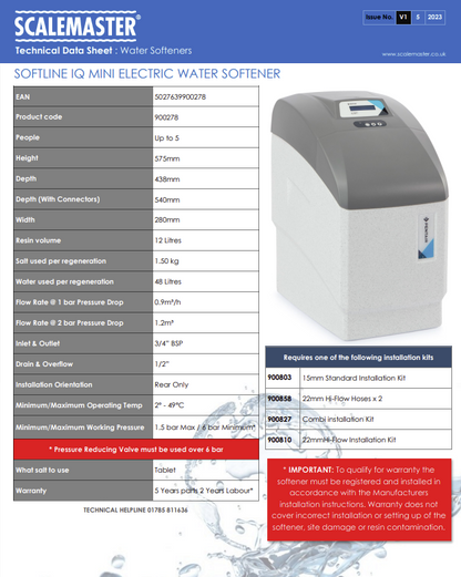 Softline IQ Mini  9 Litre - H20 Industries